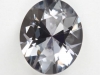 Bright, medium tone, gray oval