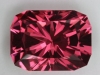 Great, uniform hot pink Barion cushion cut.