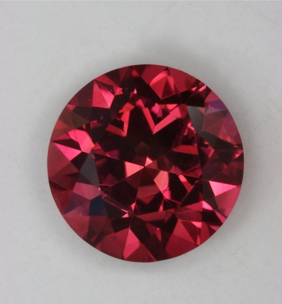A very nice larger average pink round,  Nigerian  #46