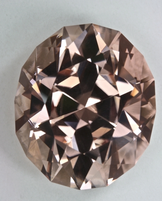 Big peach round with light pastel tone level. #500