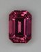 Bright rich pink eye candy,emerald cut.  #454