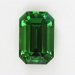 Chrome green with a touch of blue, emerald cut #465