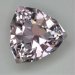 A bright almost colorless shield cut with a pink heart. #476