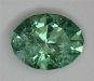 Included bright blue green oval cuprian.
