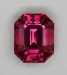 Bright, vivid pink in a clean emerald cut. #491