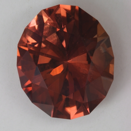 Desaturated pink makes a brown oval. #511