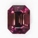 Rich purple ended emerald cut.  #523