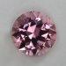 Nice sized pure pastel pink round.  #524
