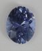 Non dichroic blue with a bit of a touch of purple, cuprian oval.  #539