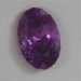 Cuprian purple with minor inclusions, oval.  #549