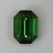 Steep ends and a classic yellow green color, emerald cut #567