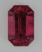Rich red included emerald cut.  #571