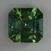 Square Barion cut sea foam tourmaline.  #587