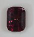 A rich purple red Barion Cut with one significant flaw in a corner.  #590