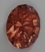 Included oval with a great cantaloupe color.  #594