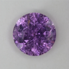 A fine included purple (from copper/manganese), round. Mozambique  #641