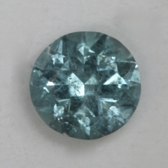 Included, medium, pastel sky blue round.  #649