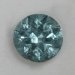Included, medium, pastel sky blue round.  #649