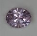 Smaller violet cuprian ovalthat is lightly included.  #651