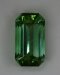 Included mildly dichroic green  (sea foam) emerald cut.  #654