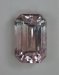 clean pale pink and blue emerald cut.  #681