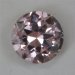 Lightly toned baby pink round from Afghanistan