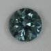 Steely gray blue round has a darker tone level.  #757