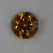 Small golden round with flash and clarity.  #759