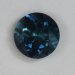 Small included darker blue round.  #760