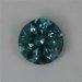 Small, bright blue without green colorerd round.  #778