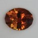 A fine flashy orange oval that is eye clean  #821