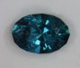 Non-dichroic included rich blue oval.  #839
