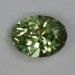 Eye clean, smaller oval with plenty of pastel yellow green power.  #843