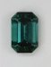 Nice, clean, teal green emerald cut.  #847
