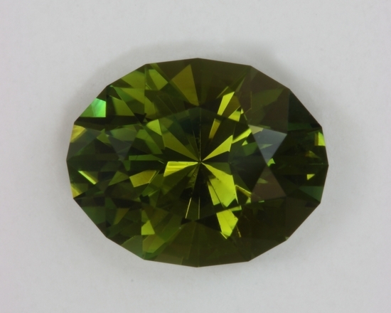 Darker iniform green oval with bright flash.  #894
