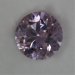 Small pale purple roundwith groth tubes.  #851