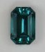 This is a fine smaller blue enerald cut.  #863