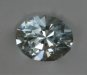 Ice blue oval with a flash that is so bright that is glaring.  #885