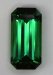 Bright classic tourmaline green with dark ends.  #892