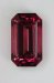 Rich vivid pink emerald cut that is both flashy and bright.  #910
