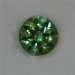 Nice bright, medium toned green dot of color.