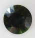 This large round is cut with the tourmaline's dark principle axis perpendicular to the table.  # 928