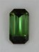 This spicy green emerald cut has step ends to minimize the dark ends.  #930