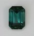 Smaller emerald cut has a teal color and is not very dichroic,  #933