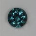 A round blue dot of fine medium blue. #935