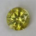 Vivid medium toned yellow free of gold or green, but included round.  #973