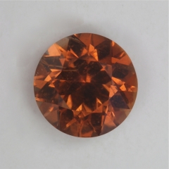 Rich orange tempered with brown droplet of color  #67