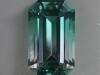 Beautiful, eye clean, tricolor from Afghanistan, emerald cut  #60