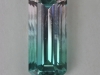 Great tricolor, blue green, colorless, pink, emerald cut from Afghanistan  #70