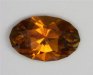 A golden ray of a bright eye clean oval.  #1008